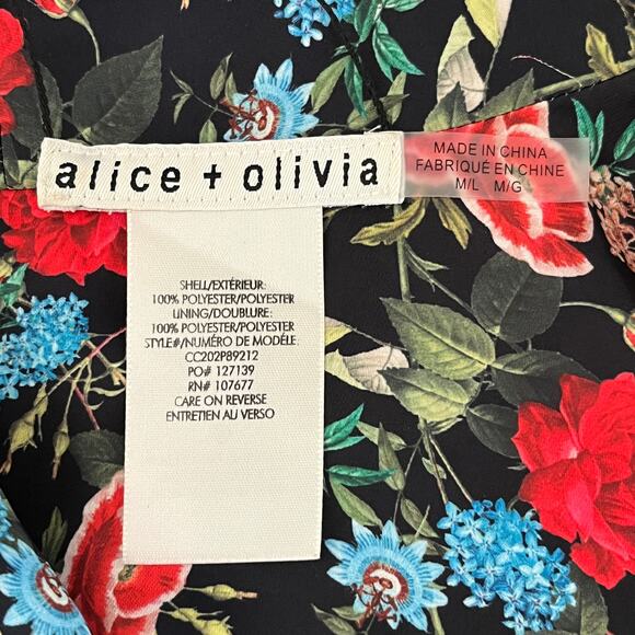 Alice + Olivia Dottie Reversible Now & Forever Tangerine Midi Kimono Jacket M/L - Picture 11 of 12